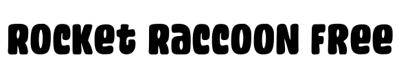 Rocket Raccoon Free Font Image
