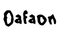 Oafaon Font Image