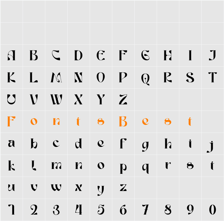 MAZREHA Character Map