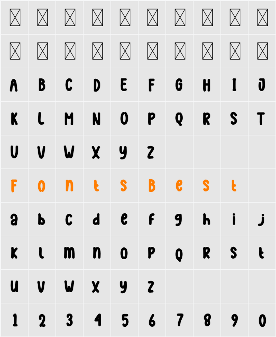 Material Character Map