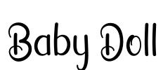 Baby Doll Font Image