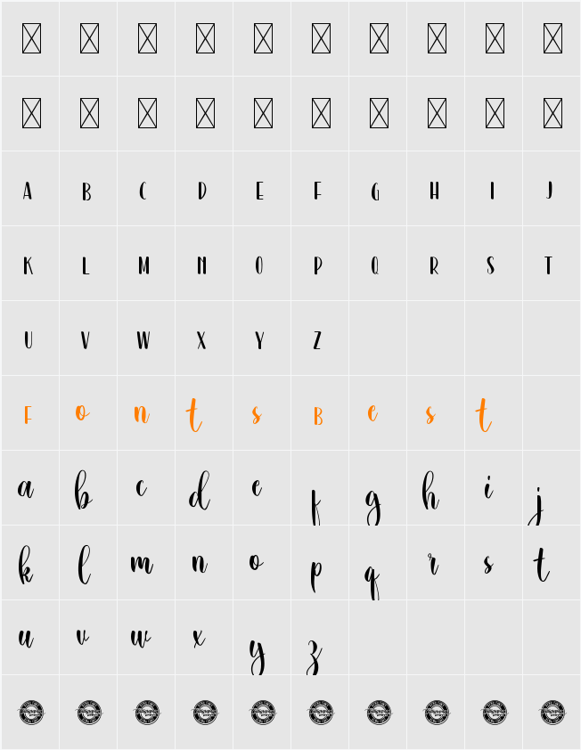 Happy For You Demo Character Map
