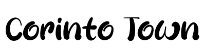 Corinto Town Font Image