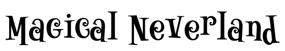 Magical Neverland Font Image