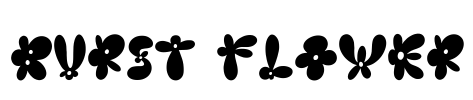 Burst Flower Font Image