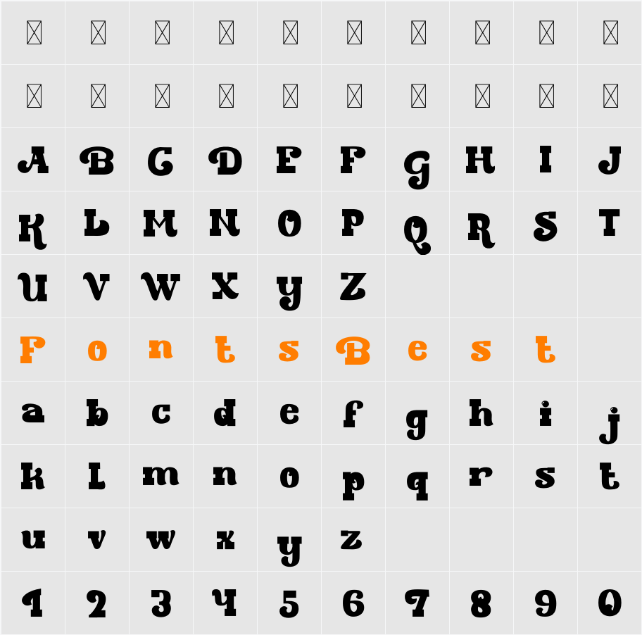 Marsaili Character Map