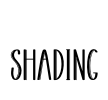 Shading Font Image