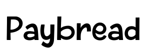 Paybread Font Image