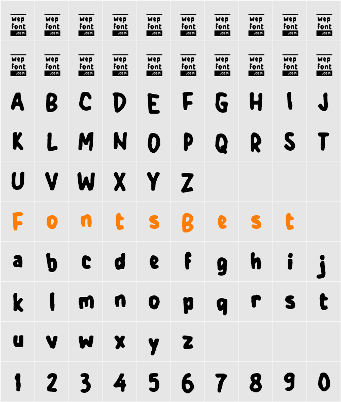 Obafen Character Map