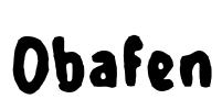 Obafen Font Image