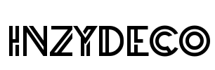 INZYDECO Font Image