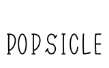Popsicle Font Image