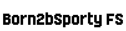Born2bSporty FS Font Image