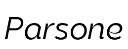 Parsone Font Image