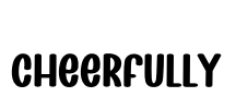 Cheerfully Font Image