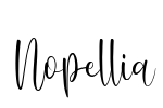 Nopellia Font Image
