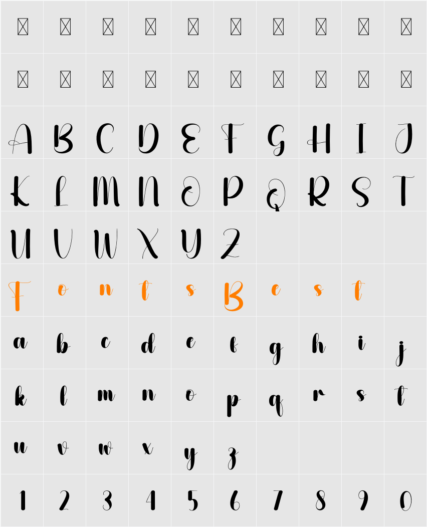 Sidecar Character Map
