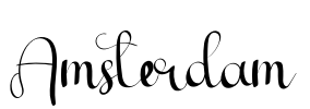 Amsterdam Font Image