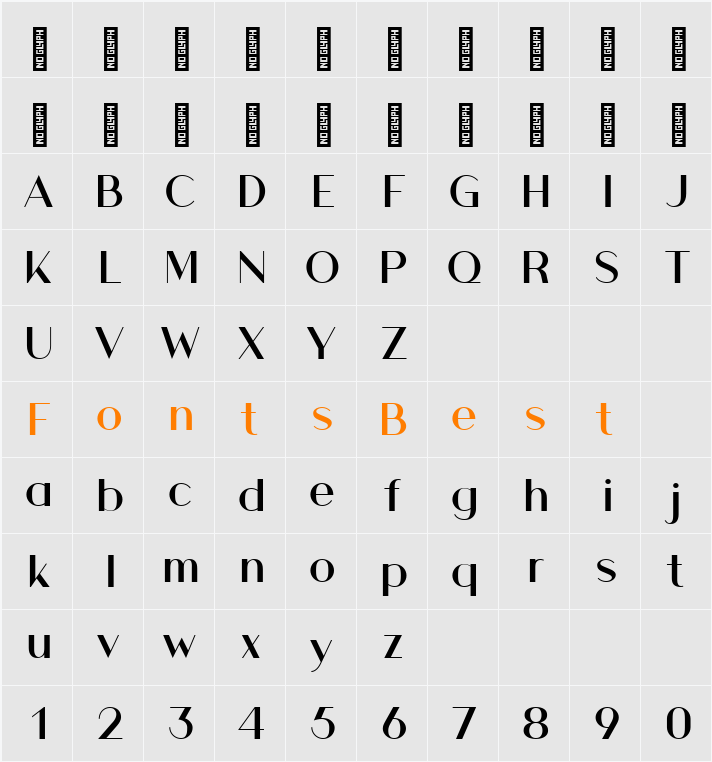 Athena Character Map