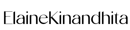 ElaineKinandhita Font Image