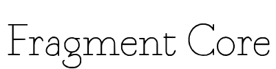 Fragment Core Font Image