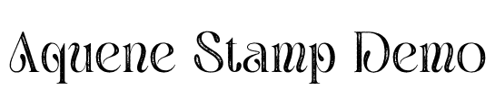 Aquene Stamp Demo