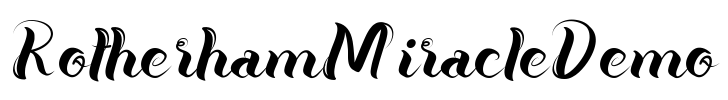 RotherhamMiracleDemo Font Image