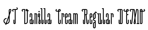 ST Vanilla Cream Regular DEMO Font Image