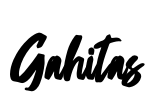 Gahitas Font Image