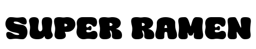 Super Ramen Font Image