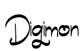 Digimon Font Image