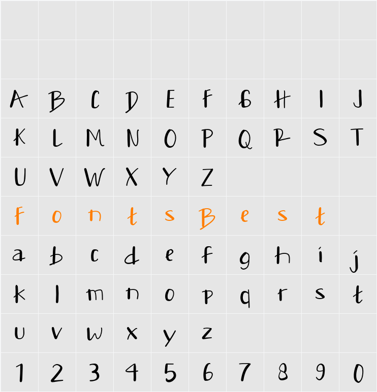 Lemon Soda Character Map