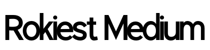 Rokiest Medium Font Image