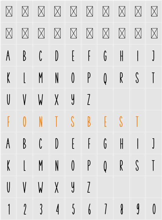 Simple Beach Character Map