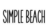 Simple Beach Font Image