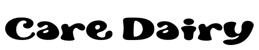 Care Dairy Font Image