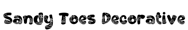 Sandy Toes Decorative Font Image
