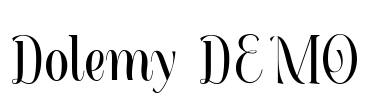 Dolemy DEMO Font Image