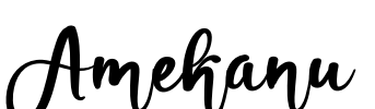 Amekanu Font Image