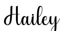 Hailey Font Image