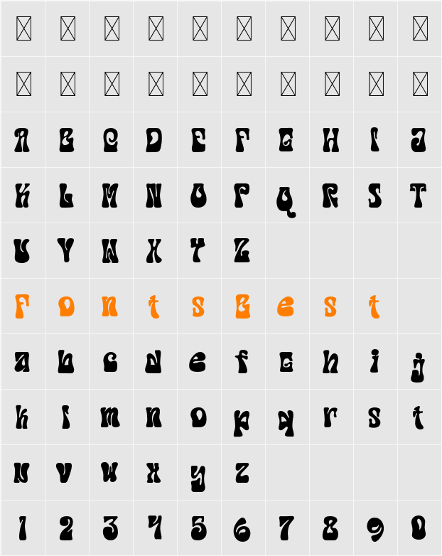 Cassiopea Demo Character Map