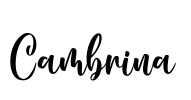 Cambrina Font Image