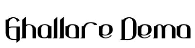 Ghallore Demo Font Image