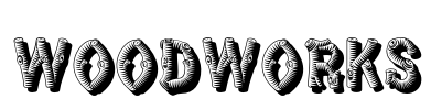 WoodWorks Font Image