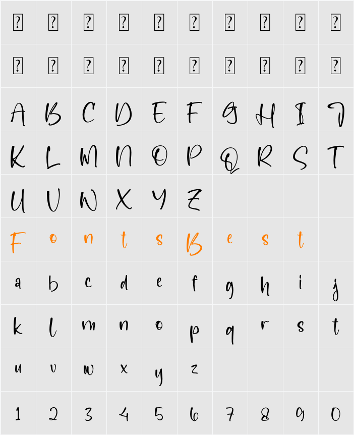 Kallimaya Character Map