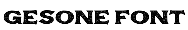 Gesone Font