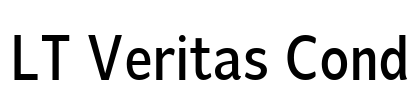 LT Veritas Cond Font Image
