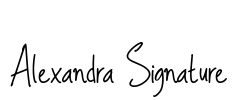 Alexandra Signature
