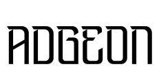 ADGEON Font Image