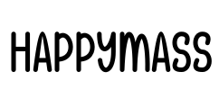 HAPPYMASS Font Image
